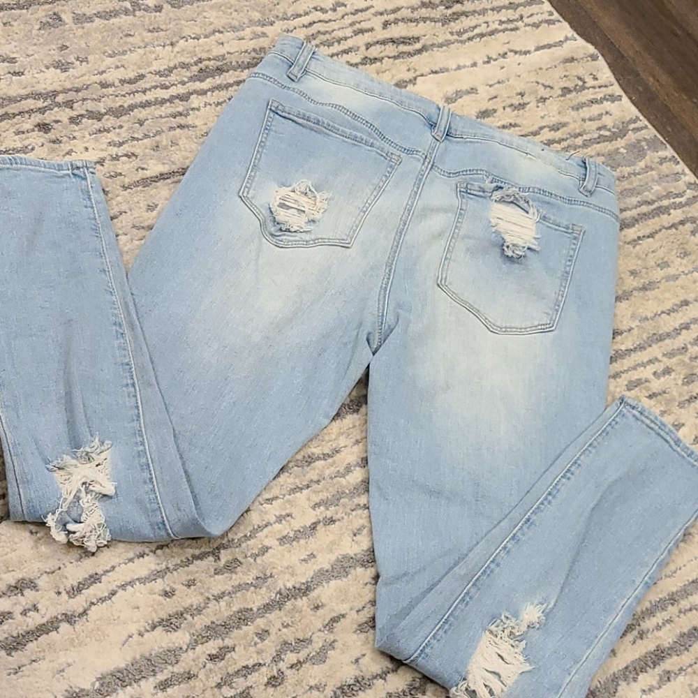 SWS Denim High Rise Super Skinny Ripped Jeans - Picture 3 of 4